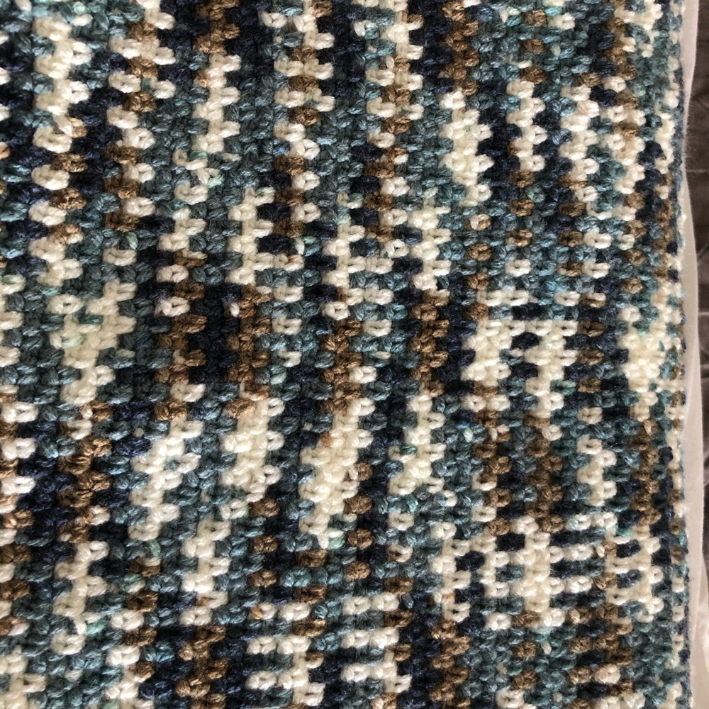 Crochet throw